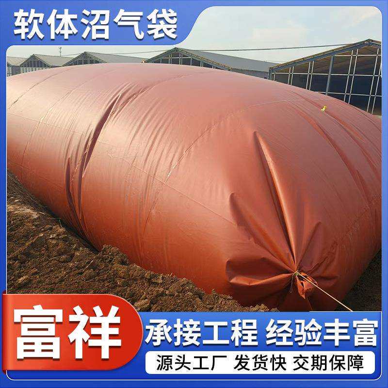软体红泥沼气池猪场化粪池农场沼气设备养猪场发酵粪便污水储存
