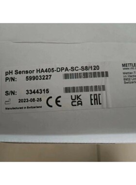 HA405-DPA-SC-S8/120电极,PN:59903