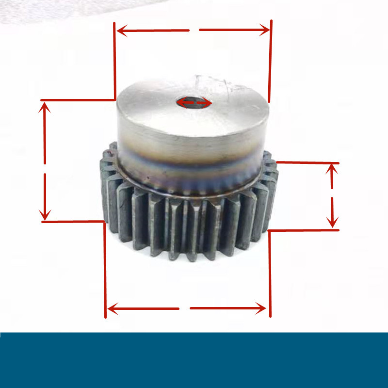 45钢1M30齿 凸台 正齿轮 齿条内孔5/6/8/10/12/14/15/16/17