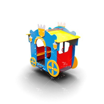 一力游乐公园户外弹簧摇马大型摇摇乐跷跷板多功能双人PE板摇摇马