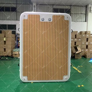 定制水上充气钓鱼浮台充气浮床水上充气用品漂浮板充气浮排防滑垫