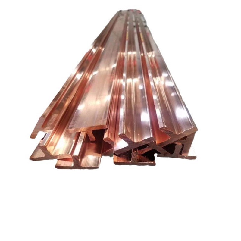 现货接地汇流紫铜排扁条 镀锡空开接线连接片 地线铜条散热铜排