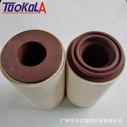 长亿厂家直销 FKM氟橡胶筒 车削密封材料 现货密封件加工专用