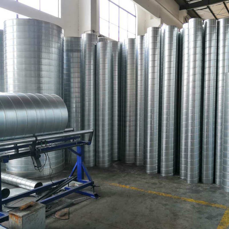 优惠各类304不锈钢螺旋风管除尘烟囱新风圆管方形排烟通风管道