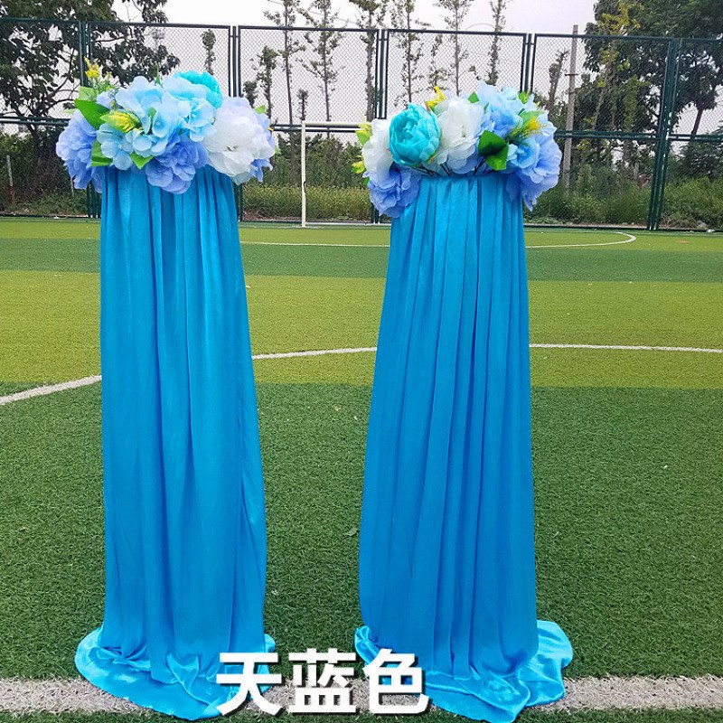 新款欧式拱门婚庆婚礼橱窗布景道具开业庆典节庆用品绢花花门