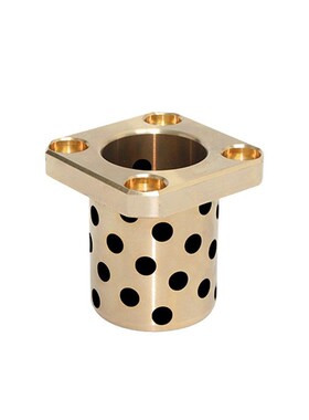 MPTSZ30-35-40-50方法兰石墨铜套无油衬套固体润滑浙嘉倍法兰轴承