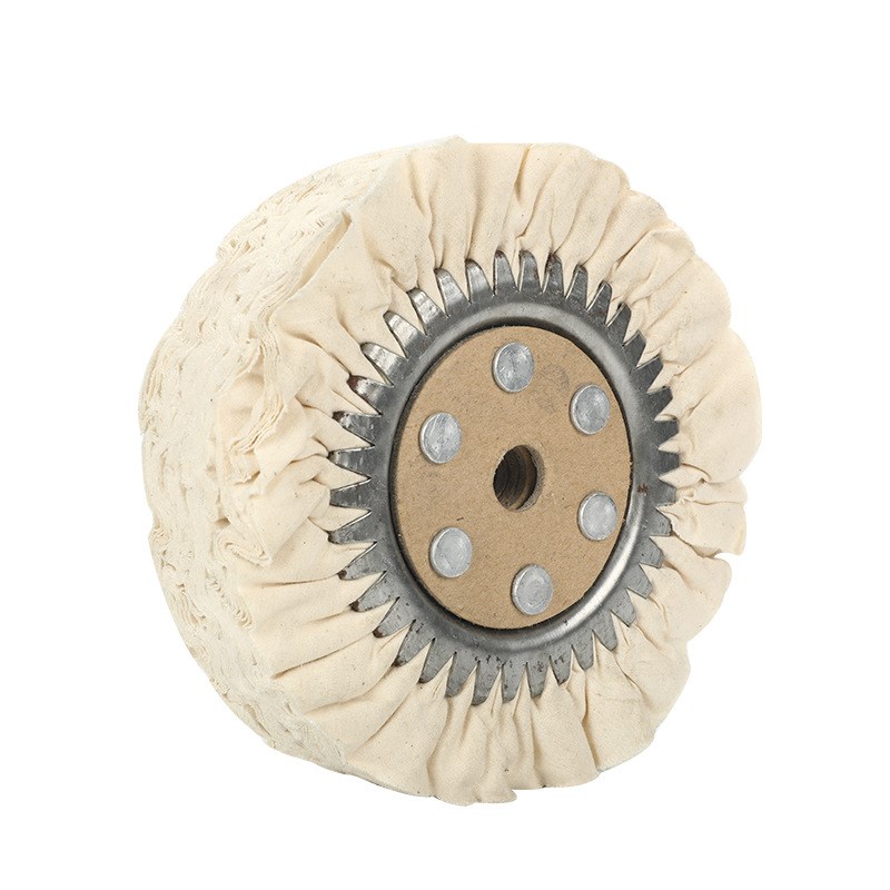 直供抛光风轮府绸风布轮棉布轮白布轮镜面抛光布轮铁芯布轮