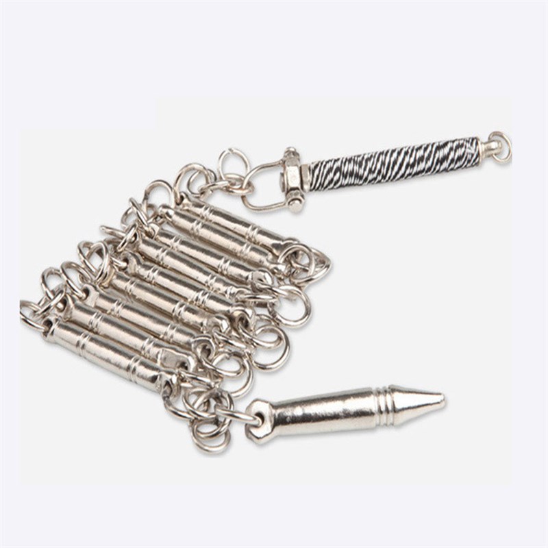 送鞭彩【4两-1斤半】缠线防滑九节鞭初学者表演实战武术九截9节鞭