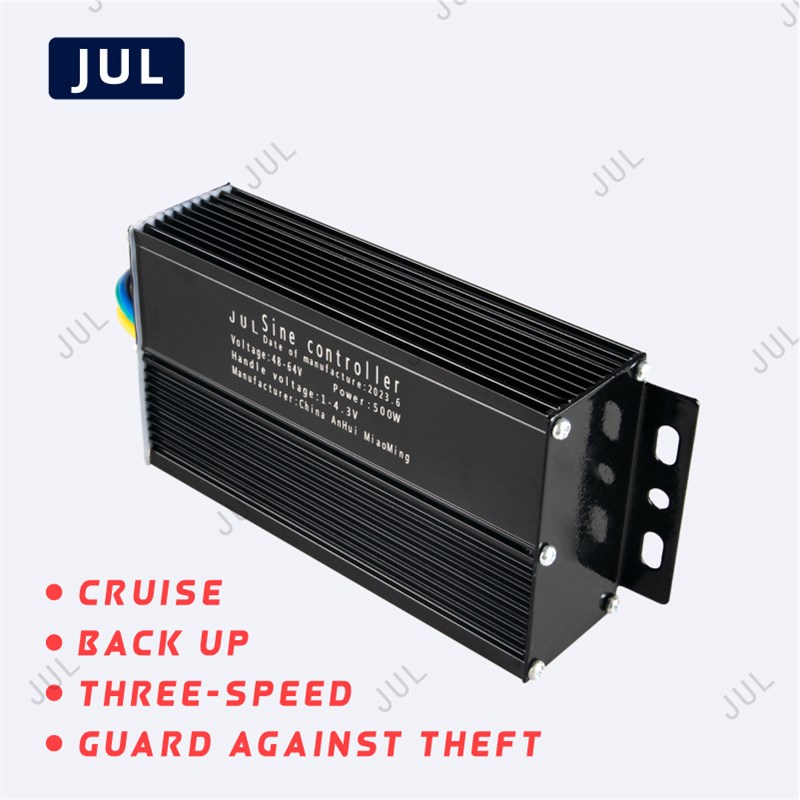 现货黑金三模正弦波静音电动车控制器36V48V60V72V通用