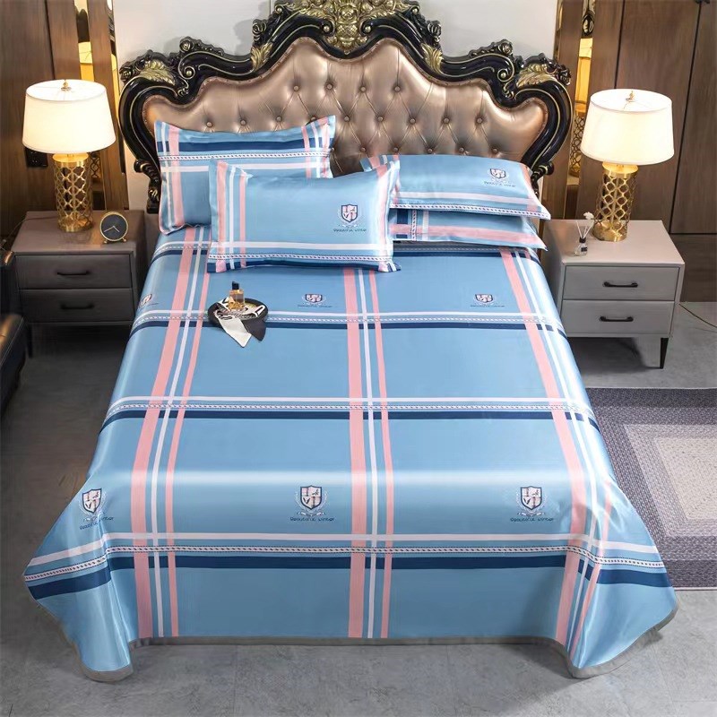 冰丝床单凉席冰丝席可水洗夏天家用单件学生宿舍单人三件套