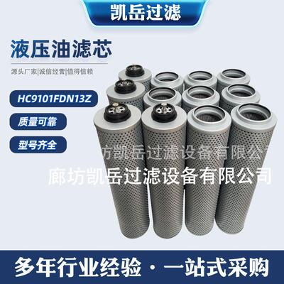 贺博隆 HC9101FDN13Z HC9101FDP8H油除杂质 HC91系列液压油滤芯