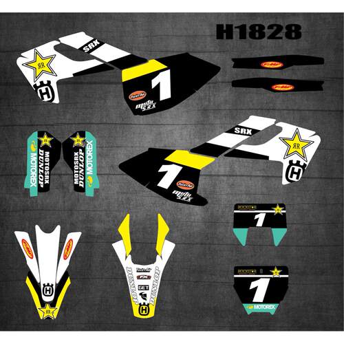 越野摩托车适用于16-19 胡斯瓦纳FC TC FE TE FX 贴膜 贴花 贴纸