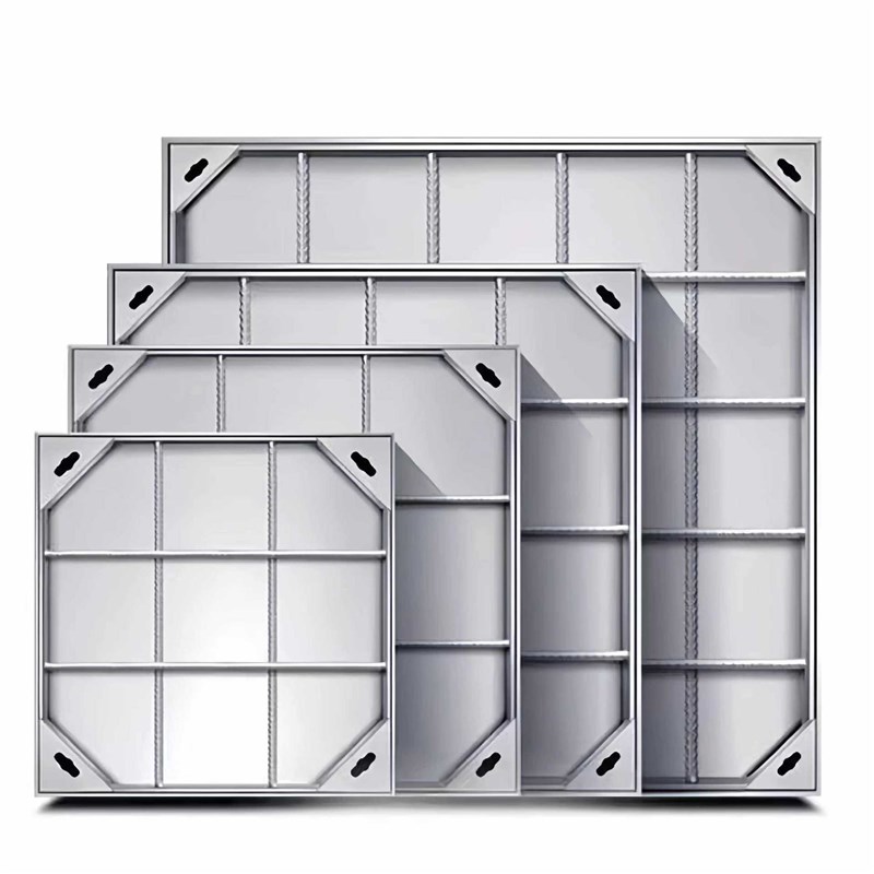 不锈钢隐形井盖方形圆形装饰 304雨污水沙窨阴井盖板定做下水道篦