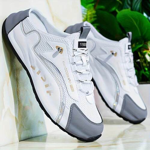 跨境Breathable Casual Men's Slip On Shoes Trendy Lace Up Low