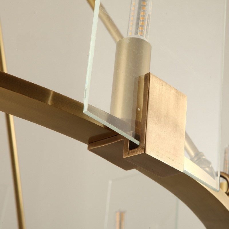 美式全铜现代简约设计师别墅样板房客厅法式玻璃灯罩卧室餐厅吊灯,家装灯饰光源,客厅吊灯,淘宝优惠券,粉丝福利购,淘宝优惠卷