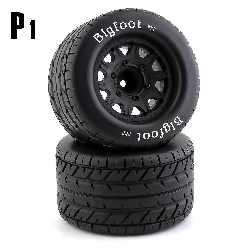 1:10大脚轮胎traxxas田宫HPI京商arrma竞速赛卡车轮毂12-14mm P1