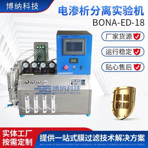 BONA-ED-18电渗析分离实验机双极膜堆酸碱高盐分离