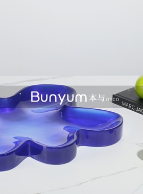 简约样板间软装饰品o酒店家居客厅茶几餐桌托盘收纳盘桌面摆件