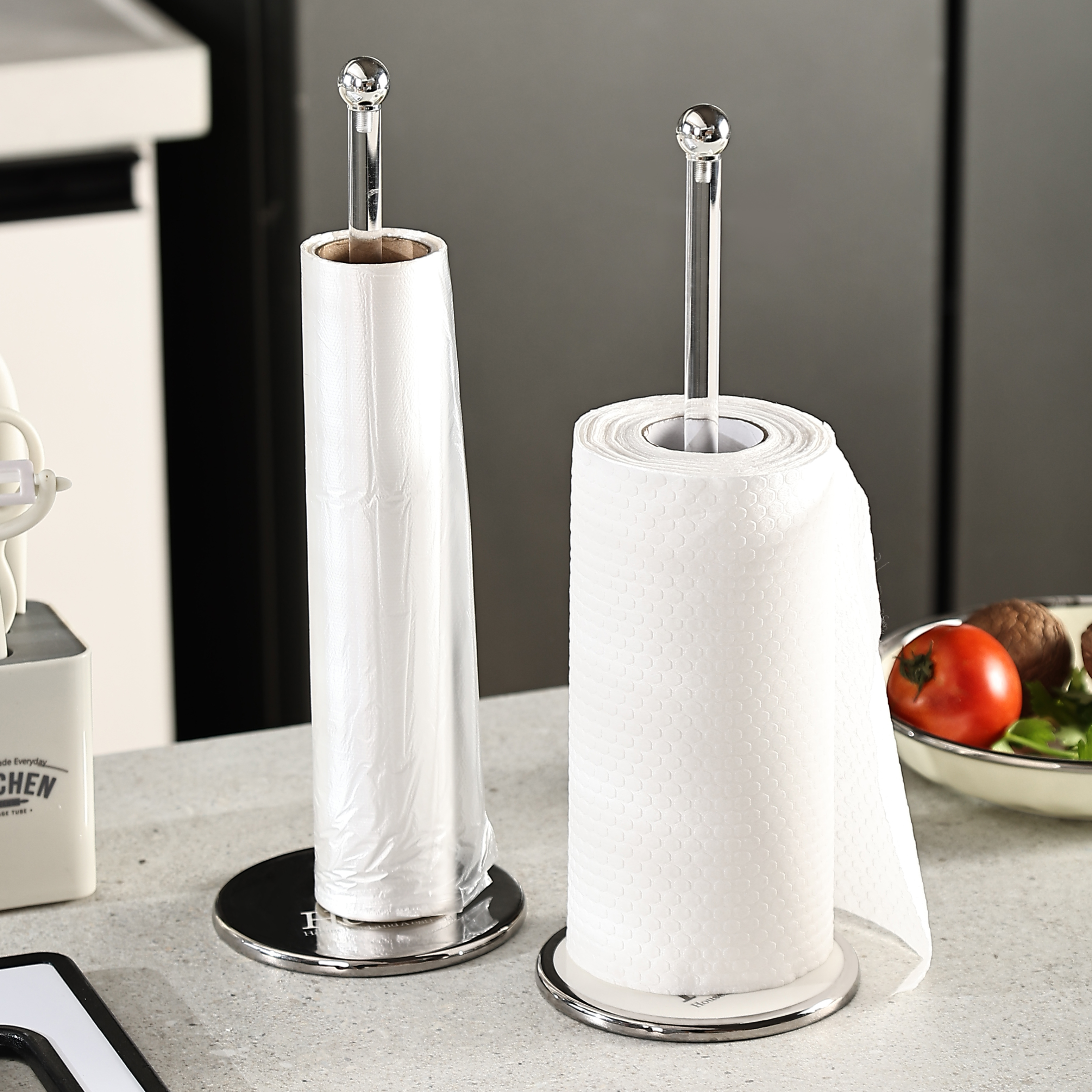 厨房纸巾架置物架保鲜膜收纳架用纸挂J架卷纸架吸油纸架各种神器