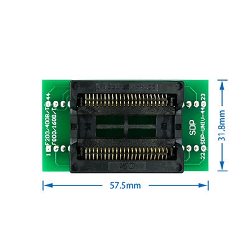 IC测试座SOP44 适配器 PSOP44转DIP44/SOIC44 转换座 烧录座