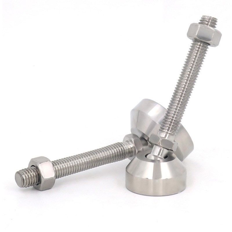 重型不锈钢脚杯304万向调节地脚机床设备地脚螺丝m12m16m20调整脚