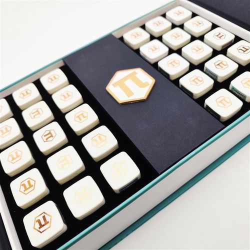 派π巧克粉包顺丰中式黑八九球斯诺克巧粉扫码NFC芯片双重防伪