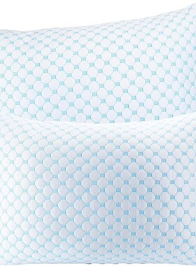 shreded memory foam pillow 碎记忆棉枕头冰丝凉感记忆碎海绵枕