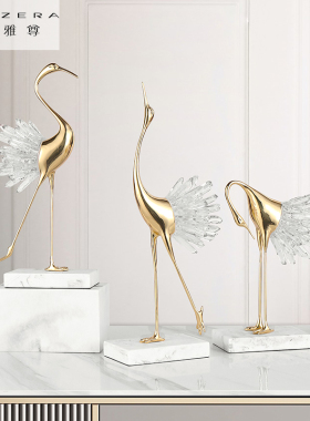 轻奢摆件创意简k约电视柜摆设饰品家居玄关装饰客厅酒柜装饰品