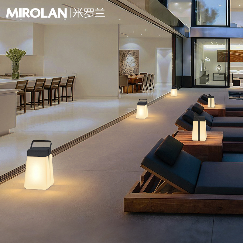 户外庭院灯太阳能花园灯别墅草坪灯户外防水草P地灯家用充电露台