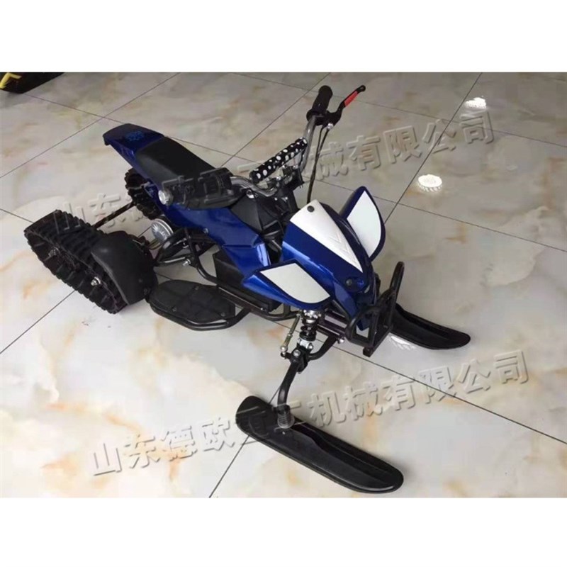 滑雪场履带户外雪地车 小型电动雪地代步车 钢架结构冰上摩托车