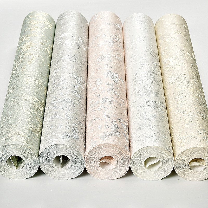 3d简约现代自粘纯色硅藻泥墙纸温馨家用卧室翻新加厚自贴壁纸