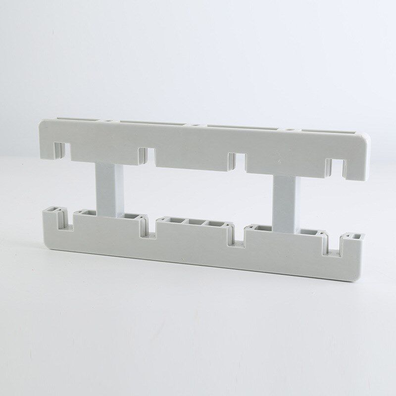 10100系列母线夹4相单排80mm100x10绝缘灰白色电缆固定夹母线框