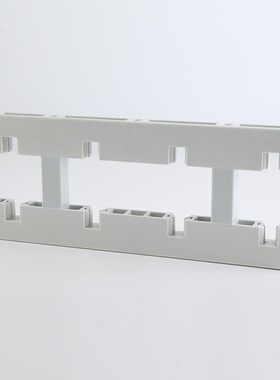 10100系列母线夹4相单排80mm100x10绝缘灰白色电缆固定夹母线框