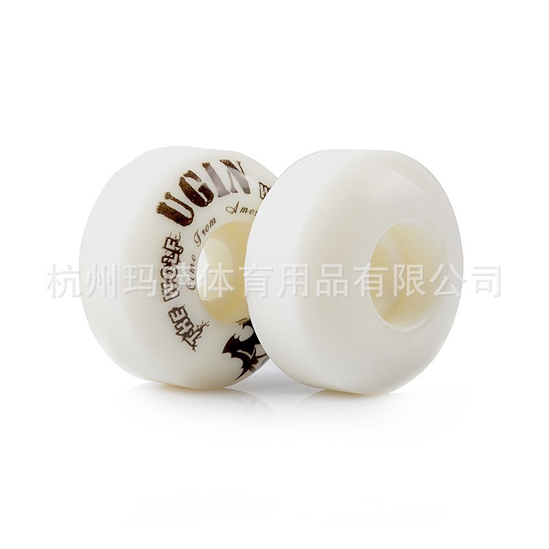 【收缩装】PU车线恶狼轮子95A52*30新手双翘滑板轮子MS2401