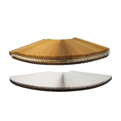 风琴式油漆过滤纸V型漆雾过滤纸喷漆房褶皱式伸缩百折干式过滤网