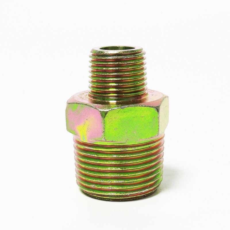 液压接头双外丝外牙直通双平对丝液压管件高压油管接头