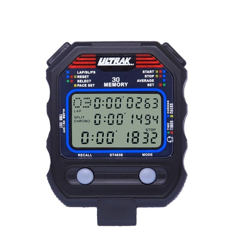 PC80电子秒表DT483B定尔志ULTRAK奥赛克30道3排显示计时器田径