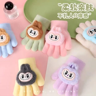 儿童分指手套2025新款可爱卡通公主宝宝男女童秋冬防寒保暖WJ