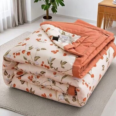 【夏季爆款】夏凉被可机洗薄款单人双人空调被家用宿舍印花盖被jy