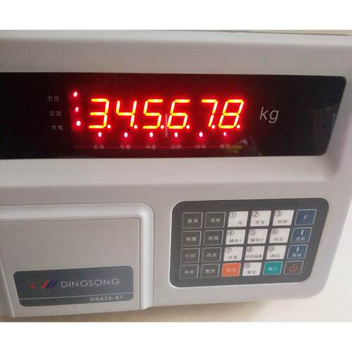 顶松DS822-X6P+/X7P地磅称重仪表显示器带打印机电子称 原装正品