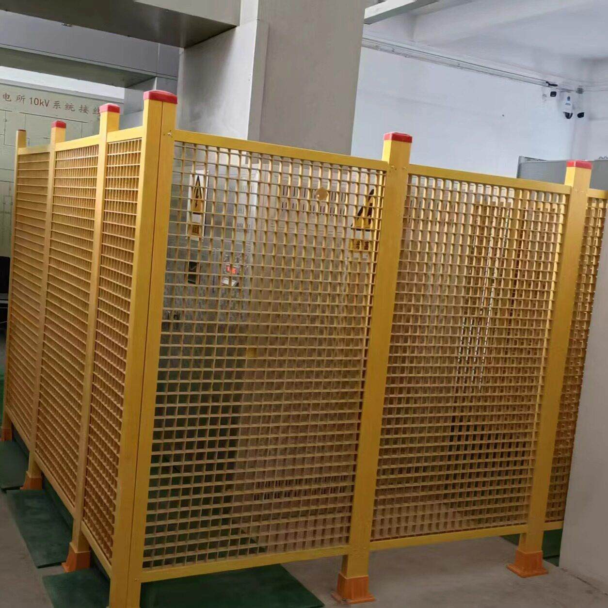玻璃纤维变压器护栏网隔离电力设备防护绝缘围挡户外配电箱格栅围