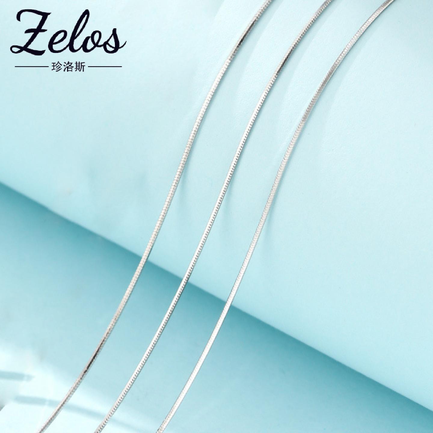 s925纯银蛇骨链女简约锁骨链