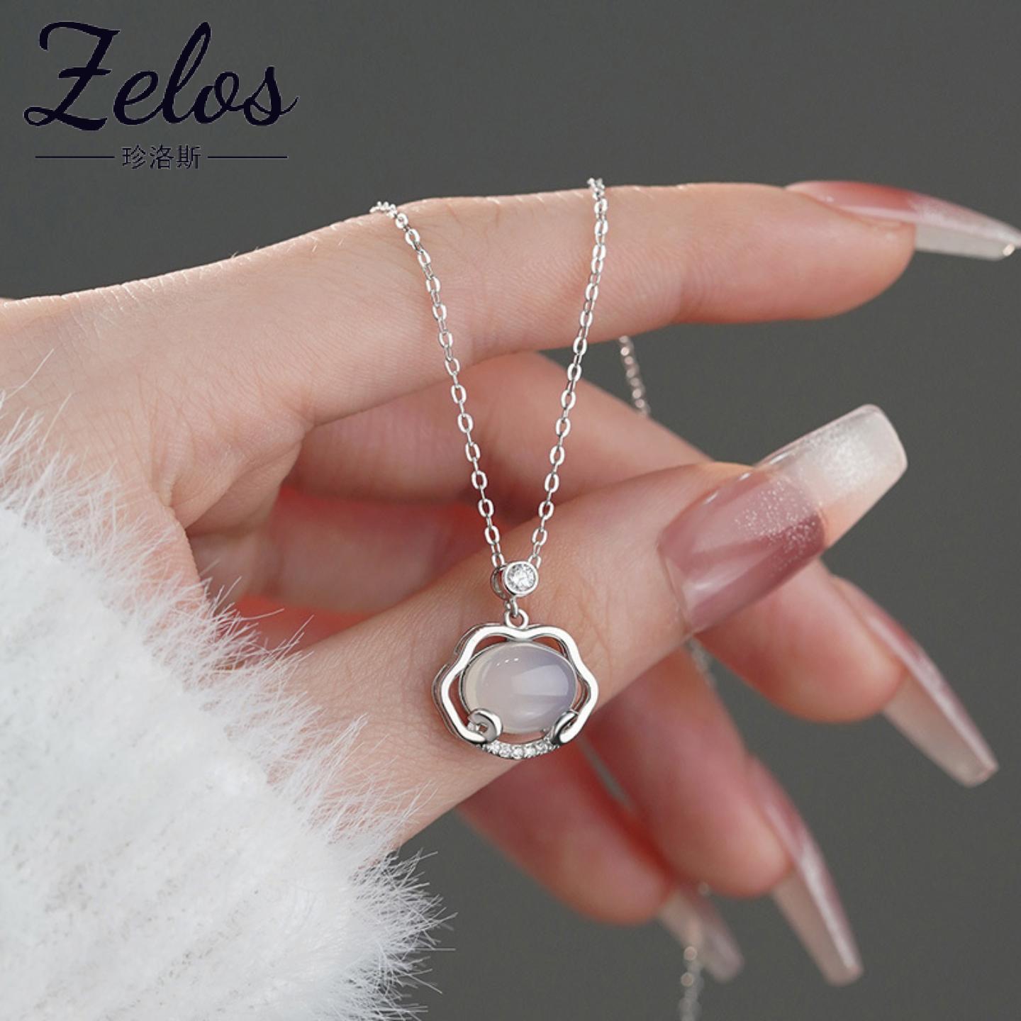 阿宝S999足银国风长命锁项链