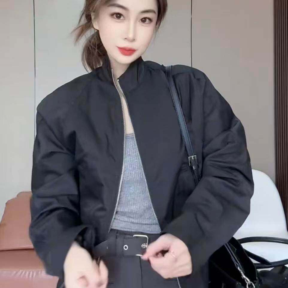 6278新款韩版宽松休闲百搭棒球服外套女短款夹克上衣潮
