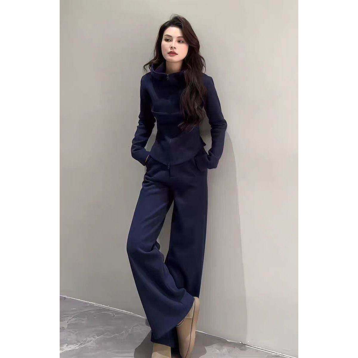 休闲运动服套装女2026新款春小个子韩系穿搭高级感特绝美女外套春