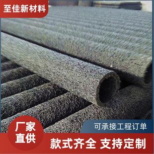 现货塑料盲沟地下路基隧道工程渗排水圆形盲管乱丝状中空排水管