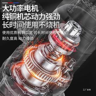 约电镐电锤电钻多功能冲击钻电混凝土两工业级大功率282用捶搞欧