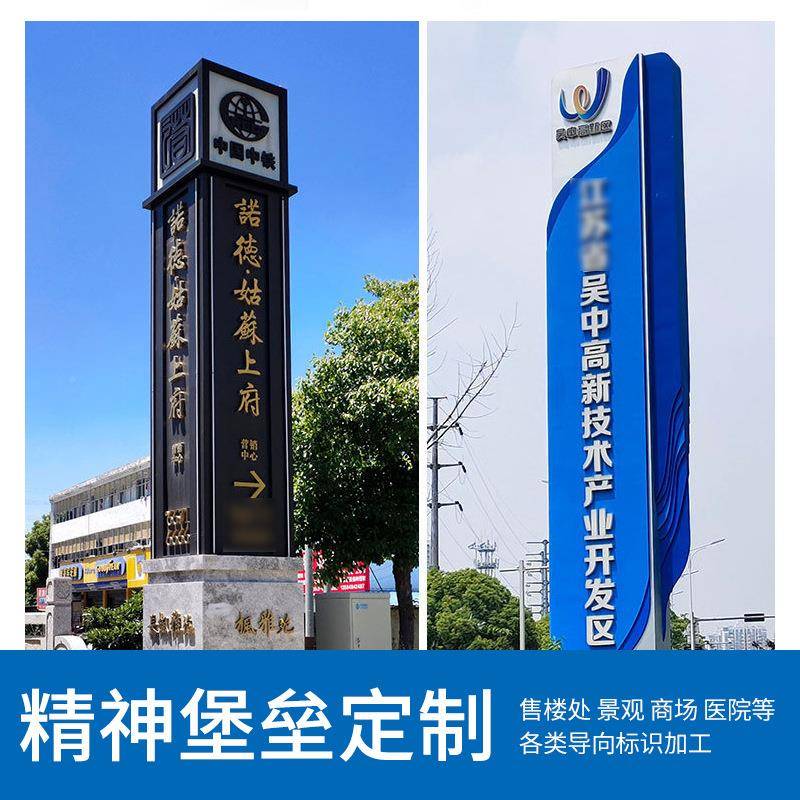 户外大型锈钢精识神堡垒标牌场广告不牌亚克力景区发908光商字导