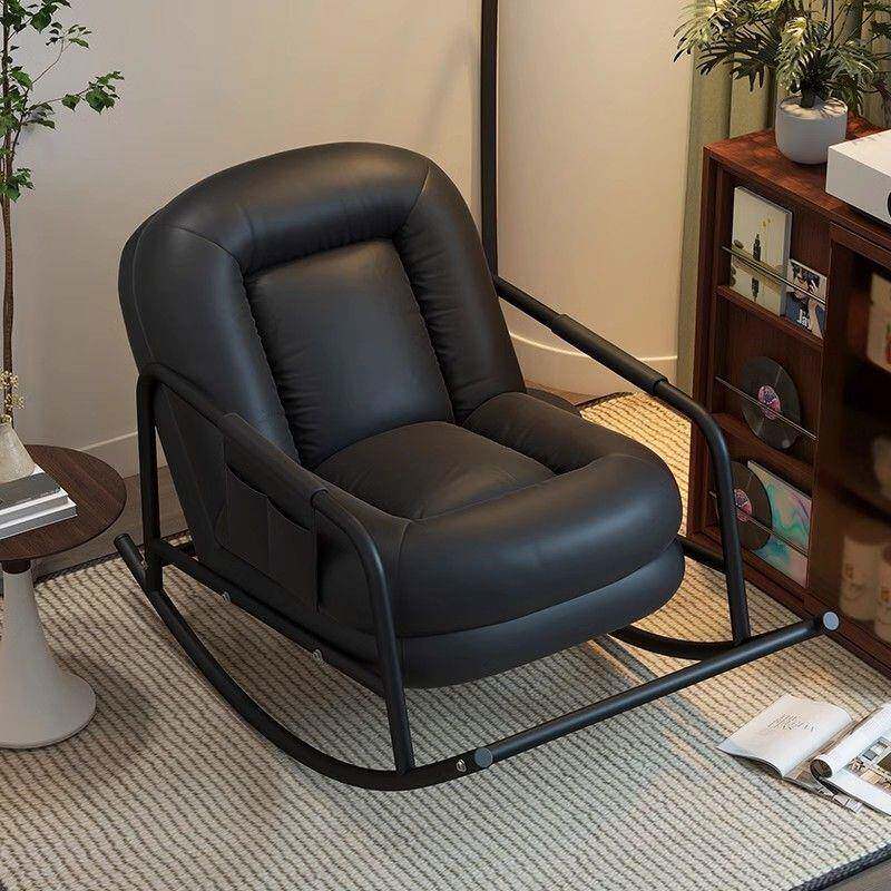 摇椅沙椅发椅成人家用阳台休懒人摇椅CID客轻闲奢单人摇躺椅逍厅