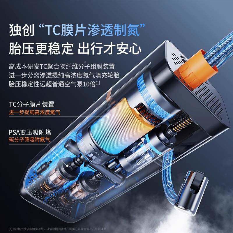 数充气泵车载无线智能气显金动QWZ属打自充停多功能便携自行车充